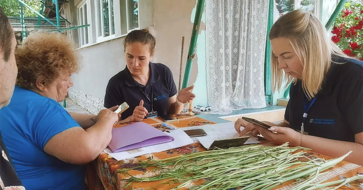 Фото: Карітас Харків (facebook) У Балаклійській громаді реалізується проєкт «Підтримка стійкості сільського господарства» на порталі Gromada Group