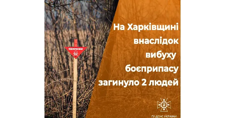 Зображення: ГУ ДСНС України у Харківській області Двоє чоловіків загинули від підриву на міні поблизу села Довгеньке на Ізюмщині на порталі Gromada Group